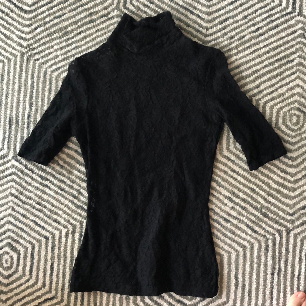 Wolford lace sheer top